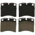 ZD581 by WAGNER - QuickStop Ceramic Disc Brake Pad Set
