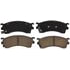 ZD583 by WAGNER - QuickStop Ceramic Disc Brake Pad Set