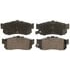 Wagner ZD595 Disc Brake Pad Set QuickStop Ceramic Disc Brake Pad Set