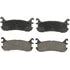 ZD663A by WAGNER - QuickStop Ceramic Disc Brake Pad Set