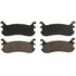 ZD663 by WAGNER - QuickStop Ceramic Disc Brake Pad Set