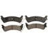 ZD666 by WAGNER - QuickStop Ceramic Disc Brake Pad Set