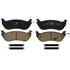 ZD674A by WAGNER - QuickStop Ceramic Disc Brake Pad Set