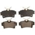 Wagner ZD627 Disc Brake Pad Set QuickStop Ceramic Disc Brake Pad Set