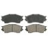 ZD643 by WAGNER - QuickStop Ceramic Disc Brake Pad Set