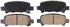 ZD770 by WAGNER - QuickStop Ceramic Disc Brake Pad Set