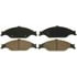 ZD804 by WAGNER - QuickStop Ceramic Disc Brake Pad Set