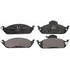 ZX760 by WAGNER - QuickStop Semi-Metallic Disc Brake Pad Set