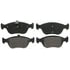 ZX783 by WAGNER - QuickStop Semi-Metallic Disc Brake Pad Set