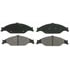 Wagner ZX804 Disc Brake Pad Set QuickStop Semi-Metallic Disc Brake Pad Set