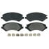 Wagner ZX856B Disc Brake Pad Set QuickStop Semi-Metallic Disc Brake Pad Set