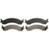 ZX859 by WAGNER - QuickStop Semi-Metallic Disc Brake Pad Set