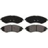 ZX902 by WAGNER - QuickStop Semi-Metallic Disc Brake Pad Set