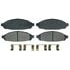 ZX931 by WAGNER - QuickStop Semi-Metallic Disc Brake Pad Set