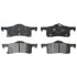 ZX935 by WAGNER - QuickStop Semi-Metallic Disc Brake Pad Set