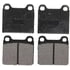 ZX96 by WAGNER - QuickStop Semi-Metallic Disc Brake Pad Set
