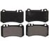 ZX984A by WAGNER - QuickStop Semi-Metallic Disc Brake Pad Set