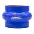 2737B by VIBRANT PERFORMANCE - 4 Ply Hump Hose Coupler; 3.25 in. I.D. x 3 in. Long; Blue;