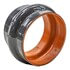 2738 by VIBRANT PERFORMANCE - 4 Ply Hump Hose Coupler; 4.5 in. I.D. x 3 in. Long; Black;