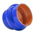 2737B by VIBRANT PERFORMANCE - 4 Ply Hump Hose Coupler; 3.25 in. I.D. x 3 in. Long; Blue;