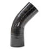 2757 by VIBRANT PERFORMANCE - 4 Ply 45 Degree Elbow; 3.25 in. I.D. x 4.5 in. Leg Length; Black;