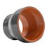 2761 by VIBRANT PERFORMANCE - 4 Ply Reducer Coupling; 2.5 in. x 3.25 in. x 3 in. Long; Black;