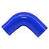 2781B by VIBRANT PERFORMANCE - 4 Ply 90 Degree Reducer Elbow; 2.5 in. ID x 2.75 in. ID x 3.5 in. Leg Length; Blue;