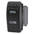 VR-16-MT by APSCO - Rocker Switch - Electric, Momentary/Neutral, with "Open"/"Close" Labels