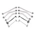 Vaico V307631 Suspension Control Arm Kit Control/Trailing Arm Kit, wheel suspensi