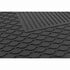 Vaico V204334 Floor Mat Set tapetes para todo clima; goma, negra, delantera y trasera