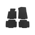 Vaico V204379 Floor Mat Set tapetes para todo clima; goma, negra, delantera y trasera