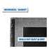 DS-18-BLK by UWS - Gloss Black Aluminum 18" Drawer Truck Tool Box (LTL Shipping Only)