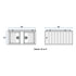 DB-4848 by UWS - Bright Aluminum 48" x 48" Double-Door Dog Box with Divider