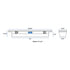 EC10311 by UWS - Bright Aluminum 63" Slim-Line Crossover Box, Low Profile (Heavy Packaging)