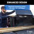EC30131-MK2 by UWS - Bright Aluminum 72" Truck Side Tool Box with Space-Saving Legs