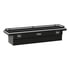 SL72LPBLKR by UWS - Gloss Black Aluminum 72" Secure Lock Crossover Truck Tool Box, Low Profile, Rail