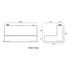 ST-100-L-MB by UWS - Matte Black 100-Gallon L-Shape Steel Transfer Tank