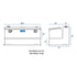 ST-75-COMBO-W by UWS - White 75-Gallon Steel-Aluminum Combo Transfer Tank