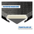 TBC-55-WN-BLK by UWS - Gloss Black Aluminum 55" Wedged Angled Utility Chest Box (LTL Shipping Only)