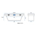 TBSD-63A by UWS - Bright Aluminum 63" Deep Angled Crossover Truck Tool Box (LTL Shipping Only)