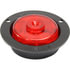 195FR by PETERSON LIGHTING - LED Marker/ Clearance, PC-Rated, Round, AMP, w/ Flange, 2.0", red, poly bag