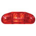 4484R-1 by PETERSON LIGHTING - LED Clearance/ Side Marker Light Mini, Oblong, w/ Two .180 Bullets, 9.5" Lead Wires, red, bulk pack