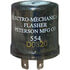 554 by PETERSON LIGHTING - Flasher, 21 Amp, 12V, Electro-Mechanical, 2-Prong, poly bag