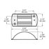 119R by PETERSON LIGHTING - 119 Steel-Armored Clearance and Side Marker Light - Red