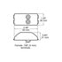 150C by PETERSON LIGHTING - Incandescent License/ Utility, PC-Rated, Rectangular, 2.48"X1.20", white, poly bag