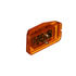 153A by PETERSON LIGHTING - LED Marker/ Clearance, P2, Rectangular, 2.50"X1.21", amber, poly bag