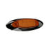 178XA-MV by PETERSON LIGHTING - LED Marker/ Clearance, Oblong, w/ Chrome Bracket, 4.75"X 1.50", Multi-volt, amber, poly bag