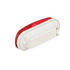 421R by PETERSON LIGHTING - 6.5" x 2.25" Oval Incandescent Red Stop/Turn/Tail Light, PL3 Connector