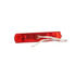 60R-MV by PETERSON LIGHTING - LED Marker/ Clearance, P2, Rectangular, Thin-Line, 4.5"X.9" Multi-volt, red, poly bag