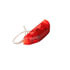 60R-MV by PETERSON LIGHTING - LED Marker/ Clearance, P2, Rectangular, Thin-Line, 4.5"X.9" Multi-volt, red, poly bag
